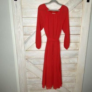 Elegant Red Maxi Dress